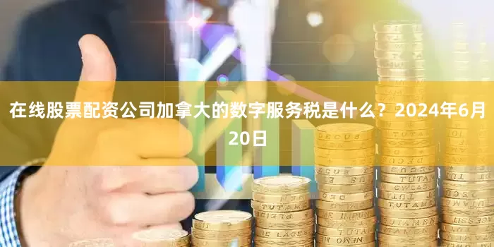 在线股票配资公司加拿大的数字服务税是什么？2024年6月20日